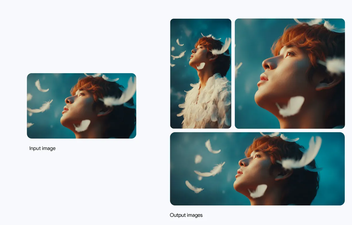 Aspect Ratio Change 1:1 Square by Nano Banana Pro Prompt